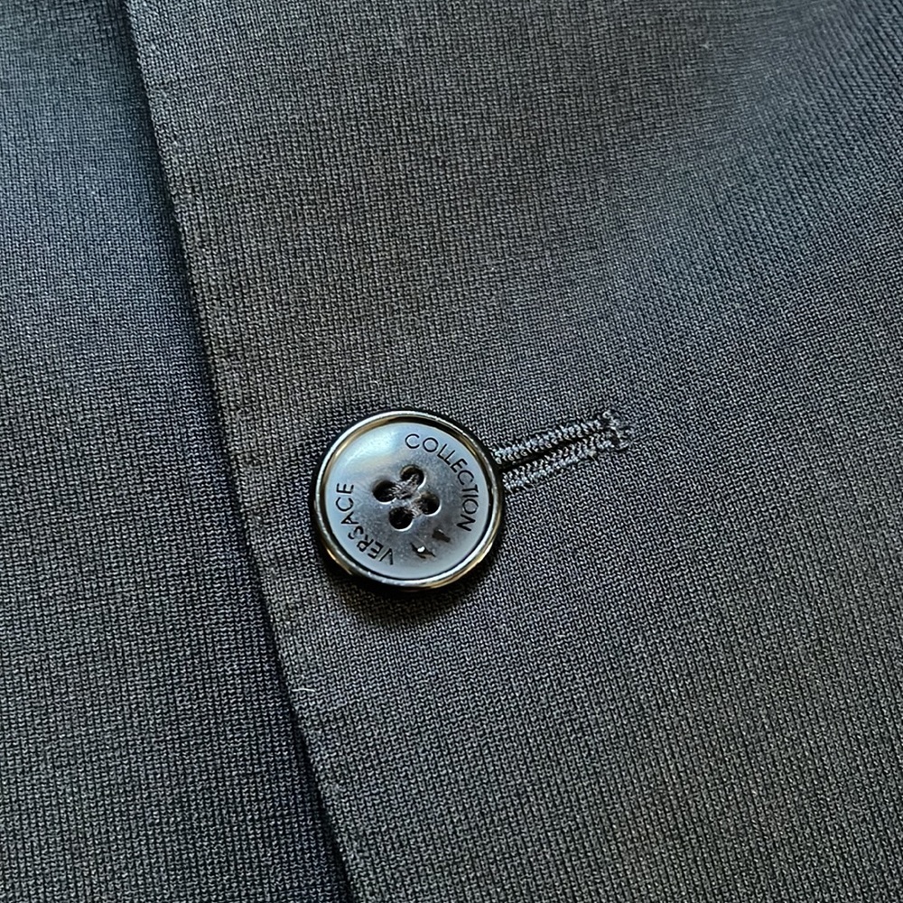 Versace Collection Black Wool Blazer Jacket - image 5